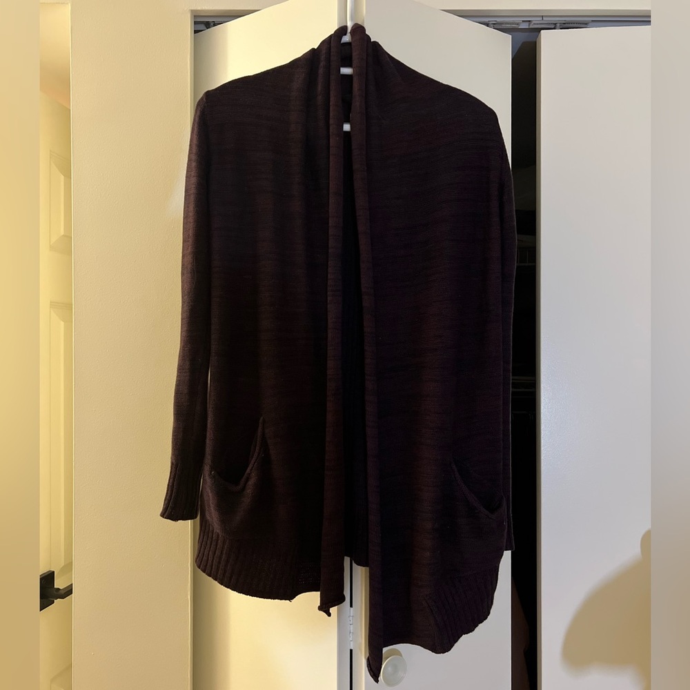 Aritizia Wilfred Flaubert silk&cashmere blend cardigan sweater purple XXS